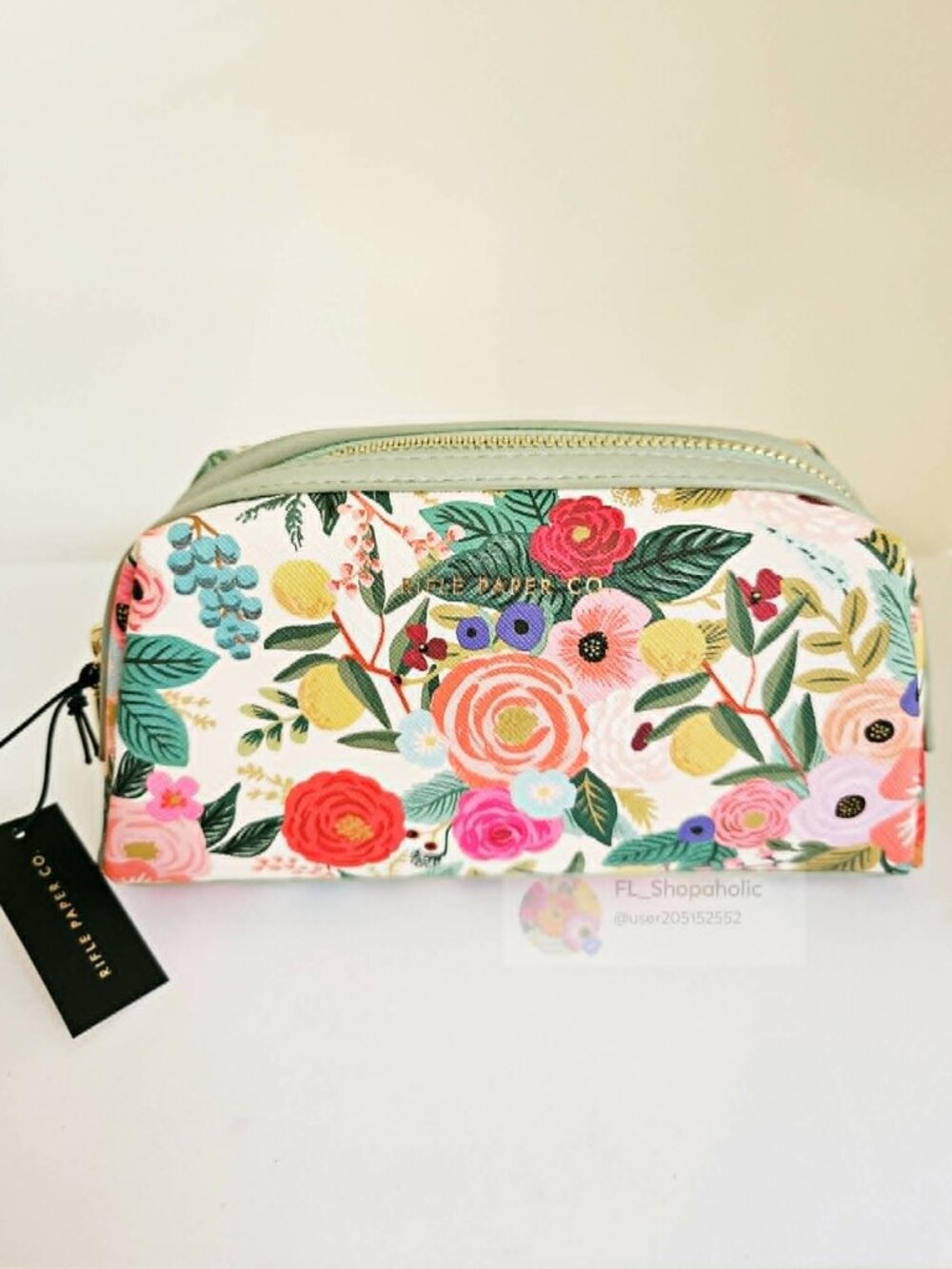 *Rifle Paper Company* Small Cosmetic Pouch in "Garden Party" - NEW! - FAST SHIP!